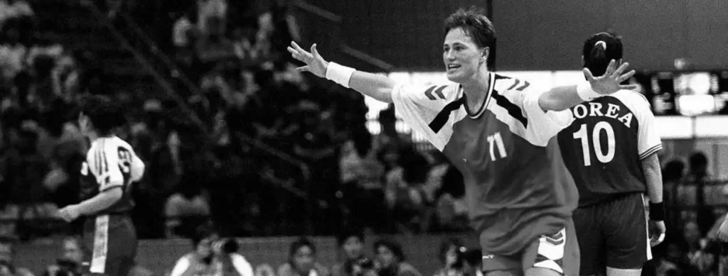 Anja Andersen på banen